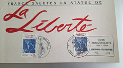 Statue of Liberty Centennial NY Times Advertising Insert + Vellum Envelope RARE