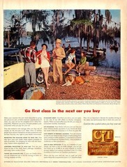 1956 Camping Chetco State Park Louisiana PRINT AD