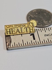 Florida Department of Health Lapel Pin Gold Color