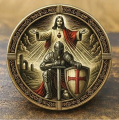 Knights Templar Coin Armor Of God Collectable Coin Commemorative History