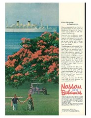 1964 Nassau Bahamas Royal Pionciana PRINT AD