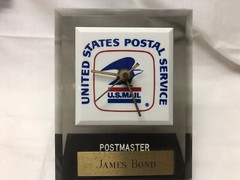 United States Postal Service Deck Clock Working