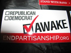 (5) Collectible Political Democratic and Republican Campaign Stickers