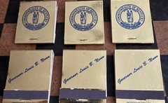 Vintage Lot of 6 Matchbook.s Louie B. Nunn term Governor of Kentucky. 1967-1971