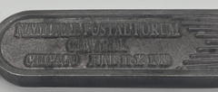 1989 USPS National Postal Forum Delivering Our Best Together Letter Opener Metal
