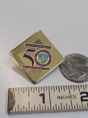 Bureau of Land Management 50 Years Anniversary Lapel Pin 1946-1996 Rediscover…