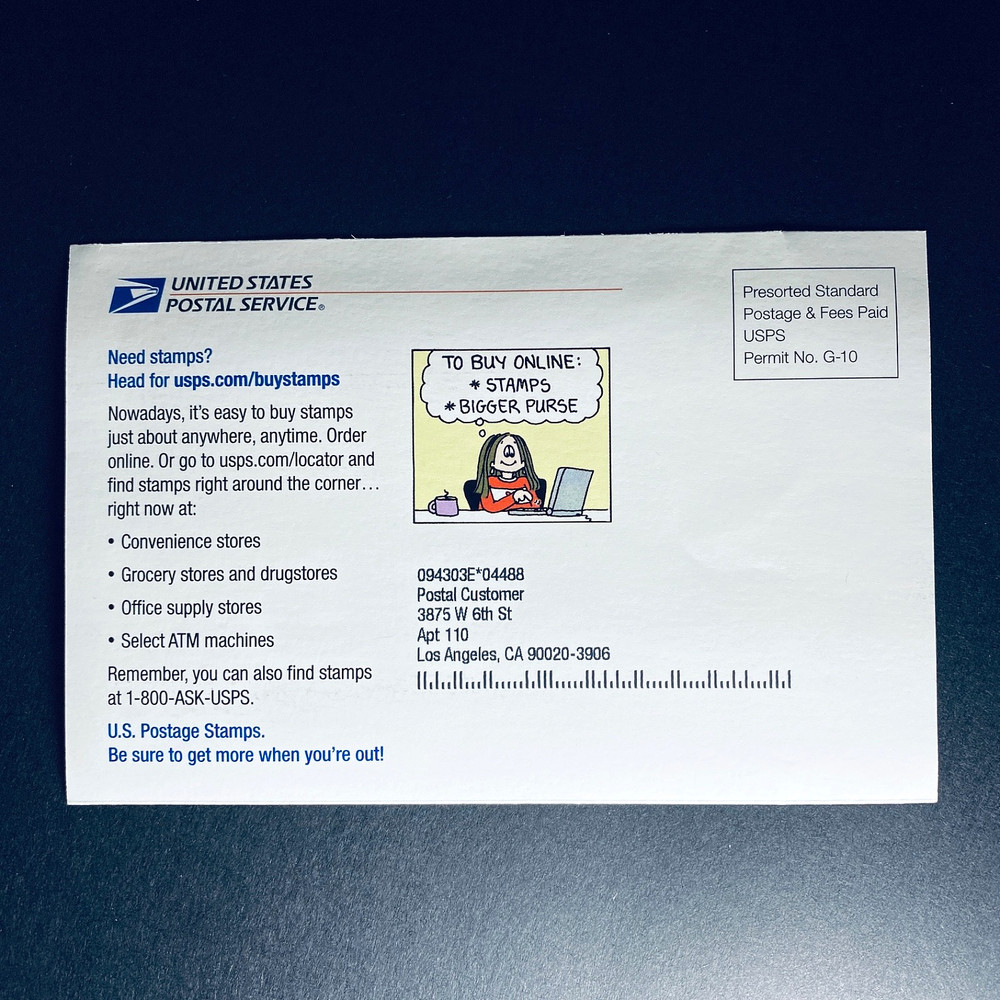Print Ad 2006 Postcard USPS Postal Service Kathy Comic Strip Paper Collectors