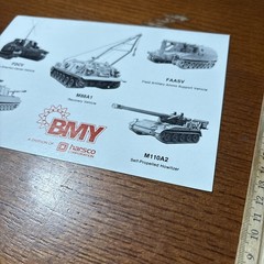 Vintage BMY Field Artillery Ammunition Support Vehicle Military Vehicle Brochure