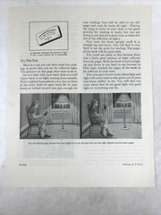 1949 THE STORY OF LIGHT AND SIGHT Part 1 2 & 3 Government/Industry Info Brochure