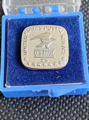 United States Postal Service (USPS) 25 Years of Service Lapel Pin .75”