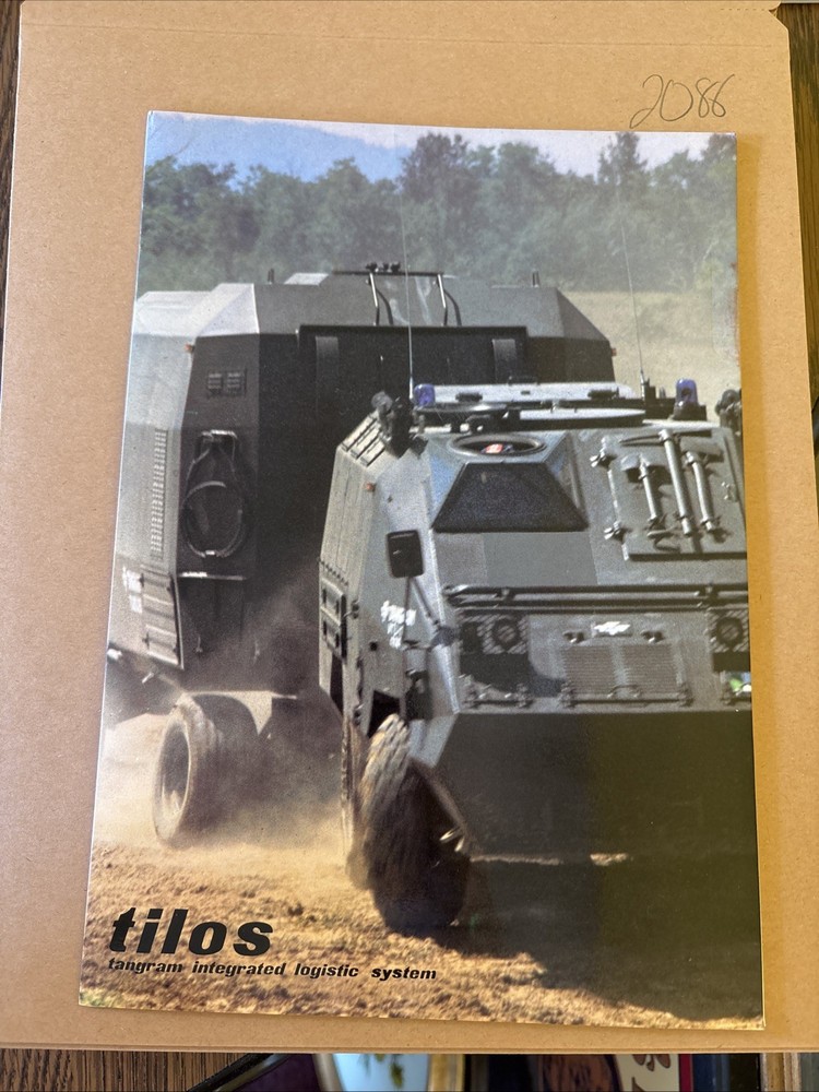 VTG Tilos Tangram Integrated Logistic System Italian Military Vehicle Brochure