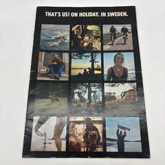 Vintage Sweden Travel Brochure Marketing Book Lot Bundle 1972 Stockholm Dalarna