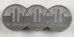 National League Of Cities Congress Atlanta, Georgia 1980 Paper Weight Metal rare