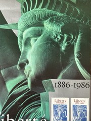 Original Statue of Liberty Centennial US Post Office La Poste PTT Stamp Poster