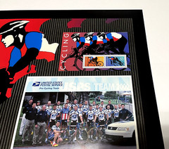 USPS 2000 Pro-Cycling Team Poster 15″ x 13″ + 50 Cents Commemorative Stamp