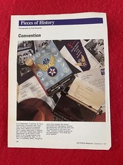 Vintage 1997 USAF Print Ad AFA Convention Program Photos Magazine Article Pg