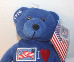 Group of 5 United States Post Office Plush Stamp Bears