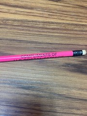 Vtg USPS United States Postal Service Pencil Complements of Postal Service Pink