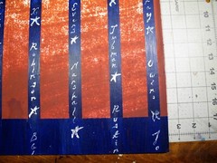 vtg 1970s political protest hand painted poster – Prison Stars Evers King Jr. OS