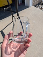 United States Postal Service Us Mail Employee Award Clear Mug Glass Lot Of 2