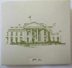 THE PRESIDENT OF THE UNITED STATES SEAL WHITE HOUSE DIAMOND MATCHBOOK -BRAND NEW