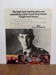 Vintage 1980s U.S. Military Recruitment – Army – Be All You Can Be – 1985 AD Lot