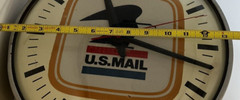 Vintage 60s Post Office Wall Clock – U.S. Mail USPS – Simplex 14″, Model 507-174
