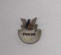 Sterling Silver Enameled USA Dept of State | 20 year Service Pin