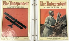 Vintage Lot of 13 WWI Era Advertising The Literary Digest, The Independent