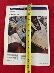 Vintage 1997 USAF Print Ad AFA Convention Program Photos Magazine Article Pg