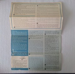 Vintage Israeli Government Pamphlet The Knesset Jerusalem Parliament 1970s