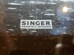 Rare Singer Kearfott Division defense contractor black moon dish 🌑