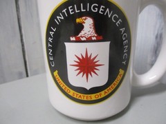 Central Intelligence Agency Large Coffee Mug:CIA Spy Eagle Espionage Cold War US