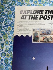 Vintage 1982 U.S. Postal Service Desert Stamp Advertisement Print Ad