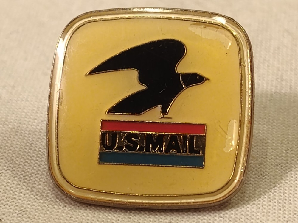 Vintage US Post Office Employee Lapel Pin 1970-1993
