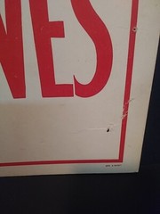 Old Forest Service Sign Explosives