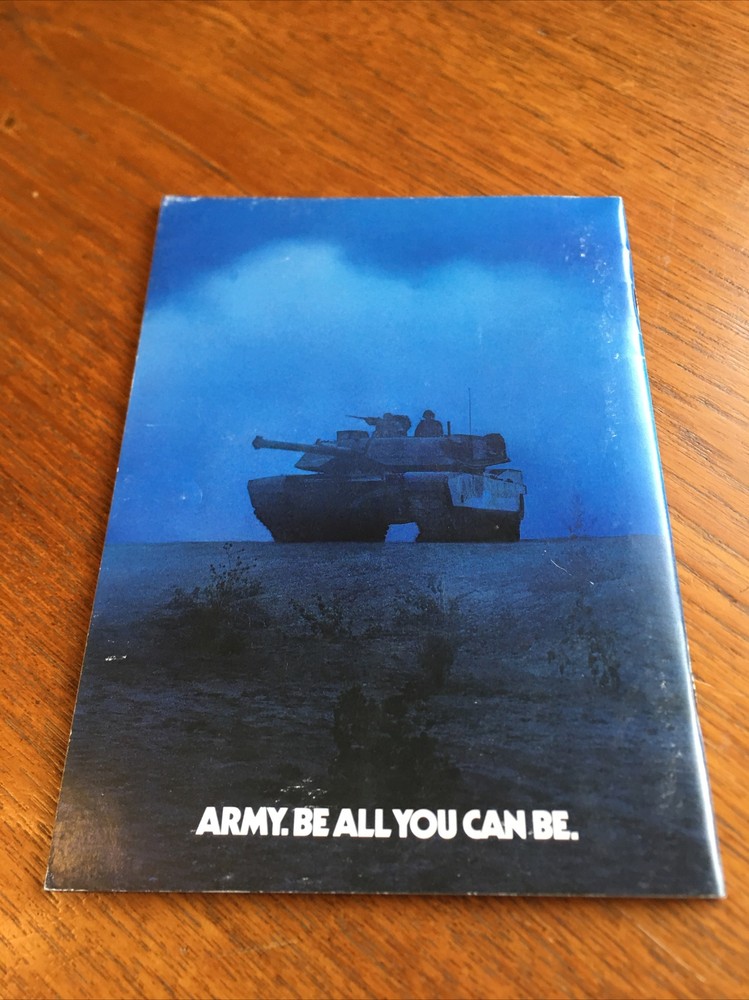 1986 US ARMY RECRUITING BOOKLET MILITARY Force Of The Future Be All You Can Be