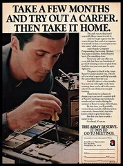 1974 The Army Reserve Career Opportunities Repairman Vintage PRINT AD 1970s