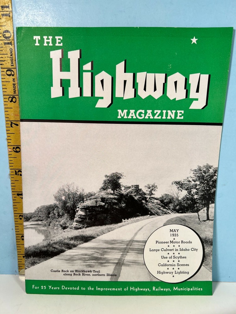 1935 May The Highway Magazine – Highways, Railways & Bridges & Infrastructure