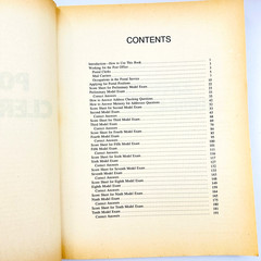 1984 USPS Postal Service Office Clerk/Carrier ARCO Civil Service Test Tutor Book
