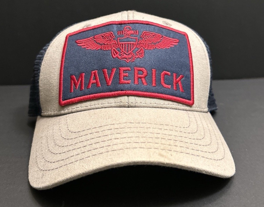 Top Gun Bioworld Gray/Navy Trucker Style SnapbackHat Paramount Pictures 2020