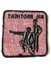 Vintage Big Brothers (Is Watching) Government Patch! Rare! Awesome! Red & Black!