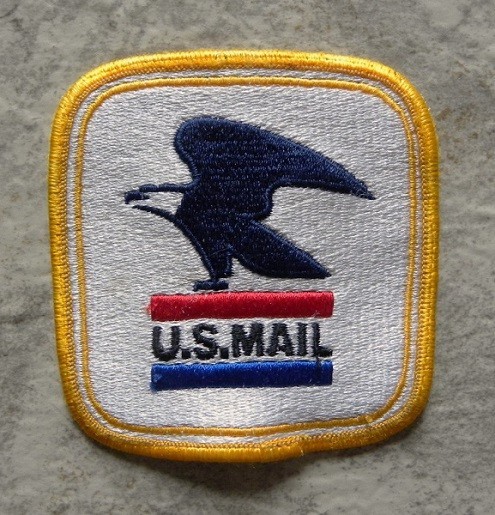 Vintage US Mail Postal Service, USPS Post Office Uniform, Mailman Eagle Patch