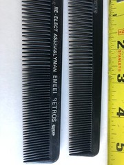 RE-ELECT ASSEMBLYMAN EMEEL BETROS [1969-1980] Plastic Combs by UNBREAKABLE