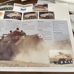 VTG 1996 GKN Defence PIRANHA Light Armoured Vehicles Military Brochure Ambulance