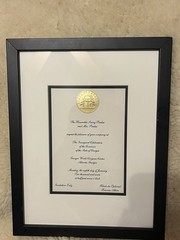 Governor of the State of Georgia 2007 Invitation, Black Framed, For Collectors