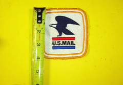 Vintage USPS U.S. Mail Cloth Patch for Postal Workers Uniform 1970s 4″ x 3 3/4″