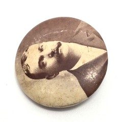 Campaign button Pomeroy antique 7/8ths inch pinback advertisement button 1890’s