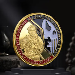 Military Veteran Oath Challenge Coin Collectable Commemorative Military 1-pc