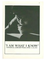 1964 «I Am What I Know» National Library Week PRINT AD